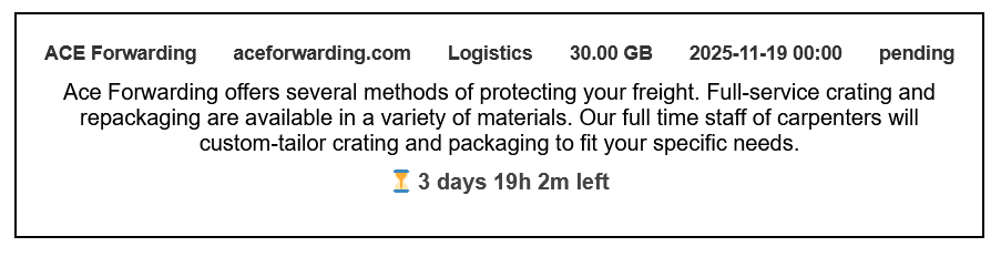 Ace Forwarding Inc.成为Obscura勒索软件的受害者-xLab 威胁情报