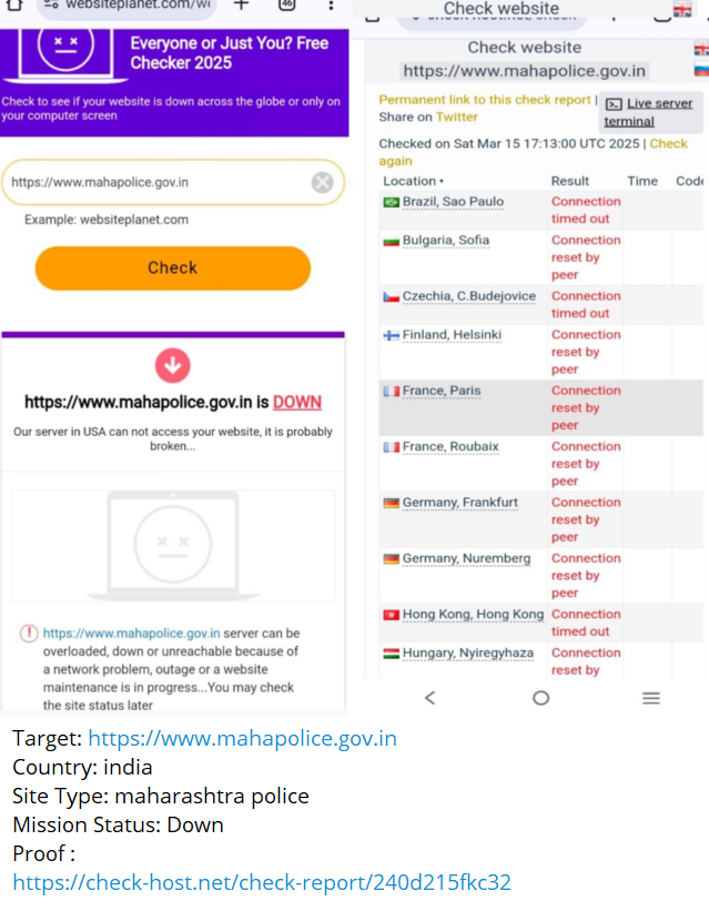 Bangladesh Civilian Force针对马哈拉施特拉邦警方网站-xLab 威胁情报