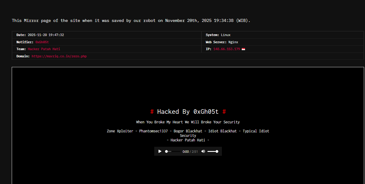 心碎的黑客瞄准Mavriq AI的网站-xLab 威胁情报