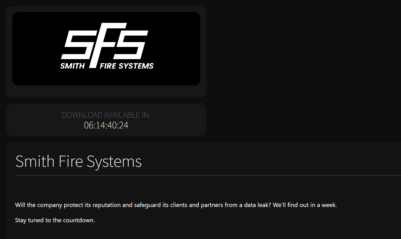Smith消防系统成为ANUBIS勒索软件的受害者-xLab 威胁情报