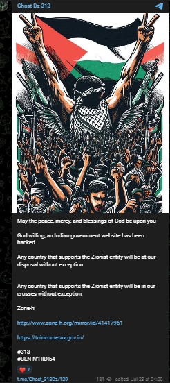 Ghost Dz 313瞄准所得税部门网站-xLab 威胁情报