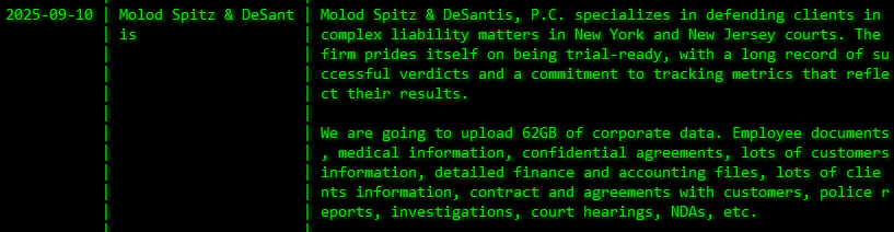 Molod Spitz&DeSantis成为akira勒索软件的受害者-xLab 威胁情报