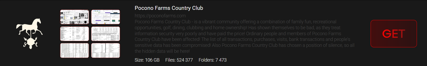 波科诺农场乡村俱乐部协会成为INTERLOCK勒索软件的受害者-xLab 威胁情报