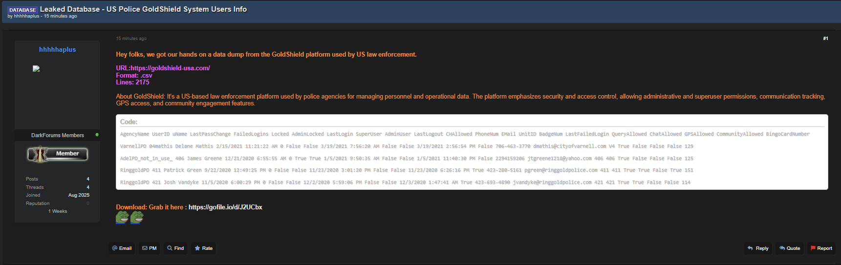 金盾涉嫌数据泄露-xLab 威胁情报