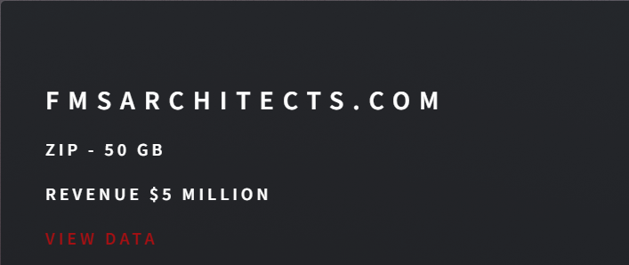 Feinknopf Macioce Schappa Architects成为SAFEPAY勒索软件的受害者-xLab 威胁情报