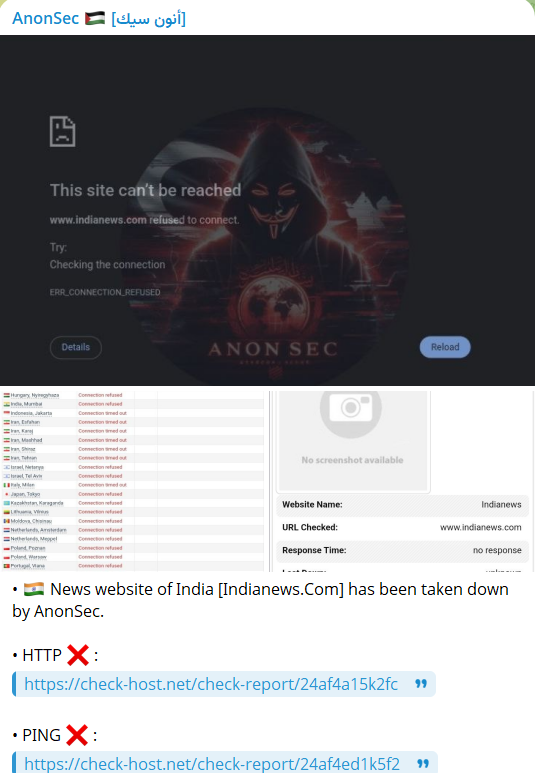 AnonSec瞄准印度新闻网站-xLab 威胁情报