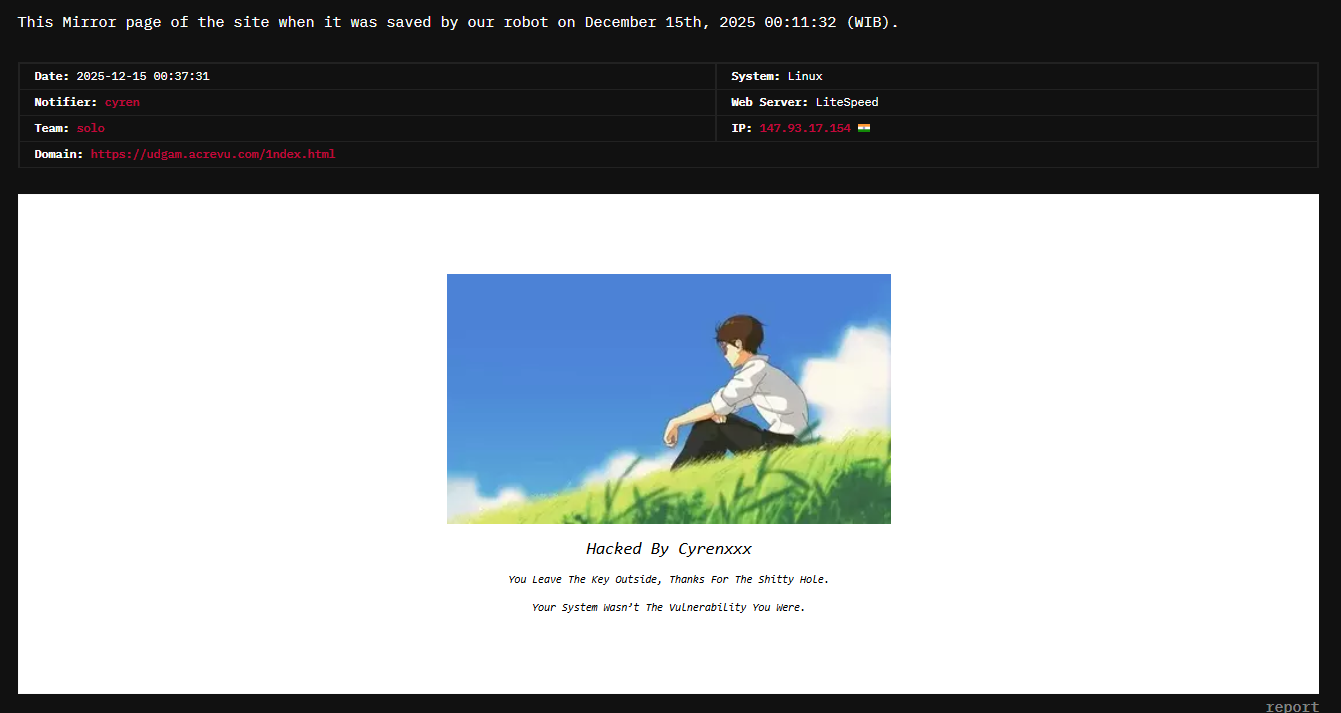 Solo针对Udgam儿童学校的网站-xLab 威胁情报