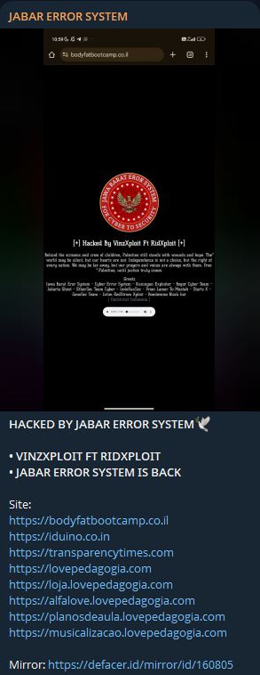JABAR ERROR SYSTEM瞄准IDUINO网站-xLab 威胁情报