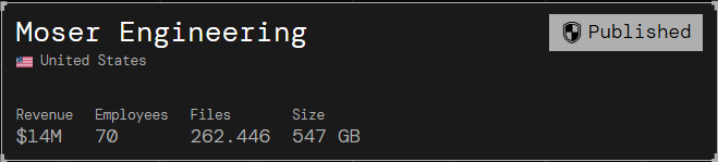 Moser Engineering成为SECUROTROP勒索软件的受害者-xLab 威胁情报