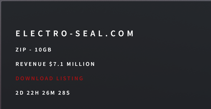 Electro-Seal成为SAFEPAY勒索软件的受害者-xLab 威胁情报