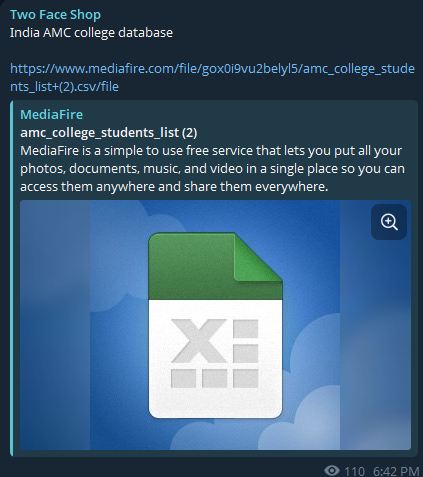 AMC学院数据库涉嫌泄露-xLab 威胁情报