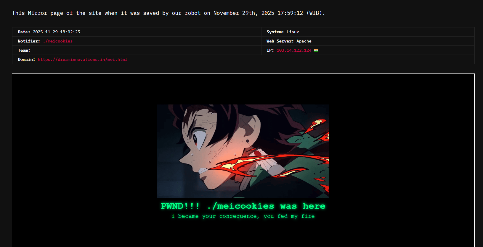 ./meicookies针对梦想创新网站-xLab 威胁情报