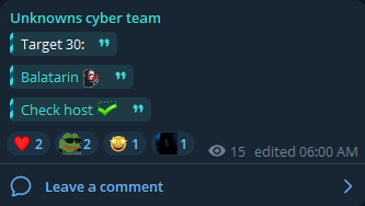 未知cyber团队瞄准巴拉塔林网站-xLab 威胁情报