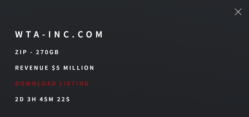 WTA Inc成为SAFEPAY勒索软件的受害者-xLab 威胁情报