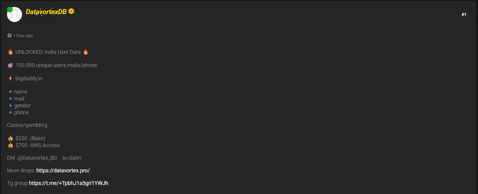 涉嫌数据外泄《大老爹》-xLab 威胁情报