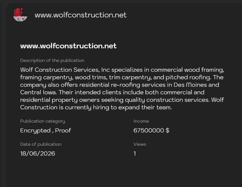 Wolf Construction Services falls victim to LYNX ransomware-xLab 威胁情报