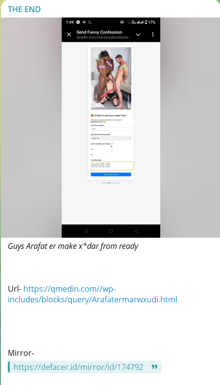 最终目标是QMed服务私人有限公司的网站。-xLab 威胁情报