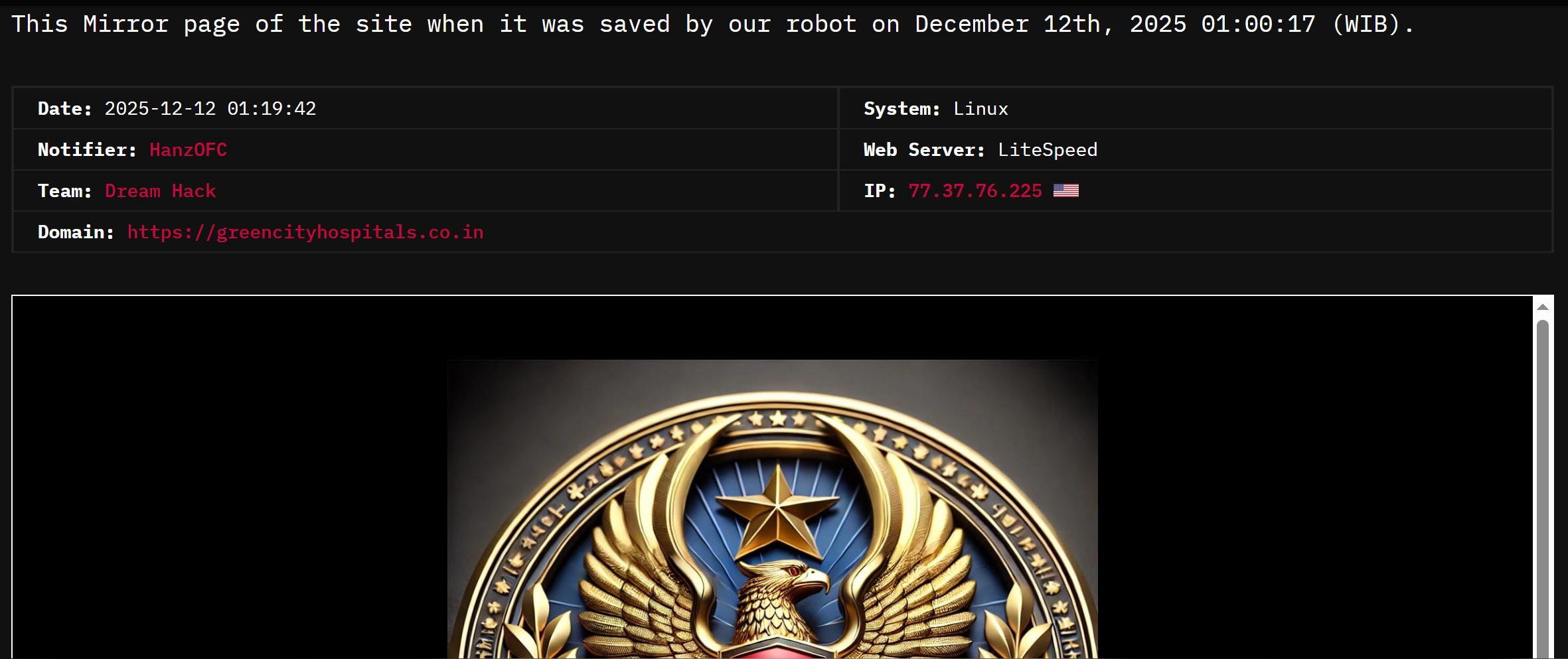 Dream Hack瞄准绿城医院网站-xLab 威胁情报