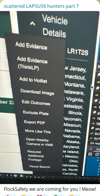 分散的LAPSUS$猎人7.0声称瞄准Flock安全-xLab 威胁情报