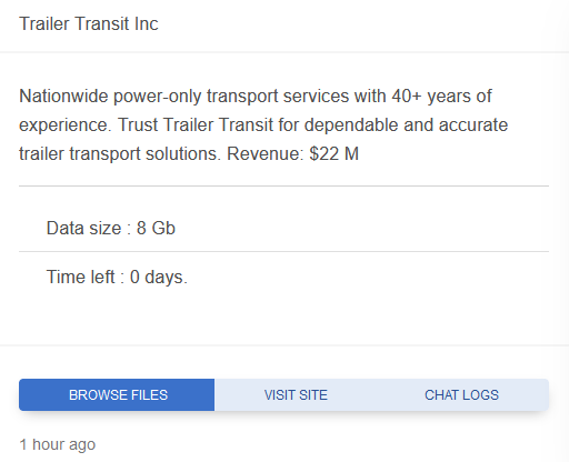 拖车运输成为Metaencryptor Team勒索软件的受害者-xLab 威胁情报
