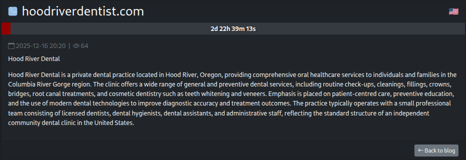 Hood River Dental将victim降至SAFEPAY勒索软件-xLab 威胁情报