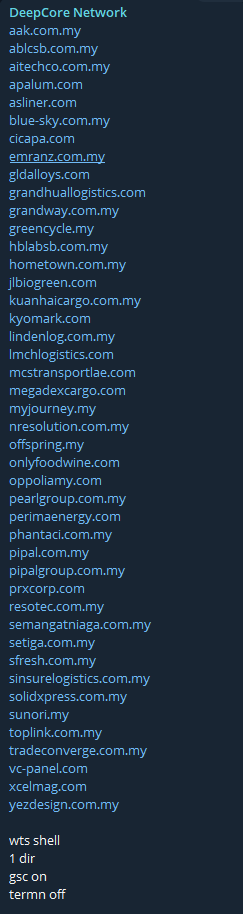 Alleged Sale of Unauthorized Web Shell Access to hometown.com.my-xLab 威胁情报