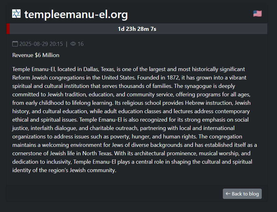 Temple Emanu-El成为SAFEPAY勒索软件的受害者-xLab 威胁情报