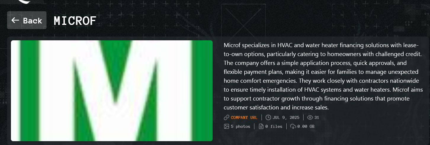 Microf成为Qilin勒索软件的受害者-xLab 威胁情报