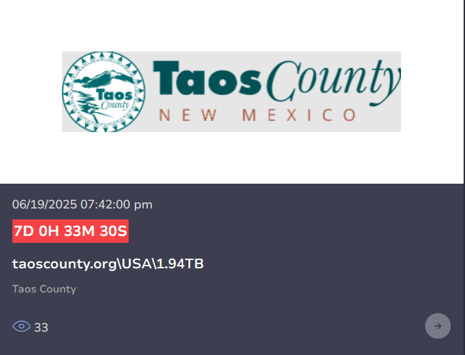 陶斯县成为Kairos勒索软件的受害者-xLab 威胁情报