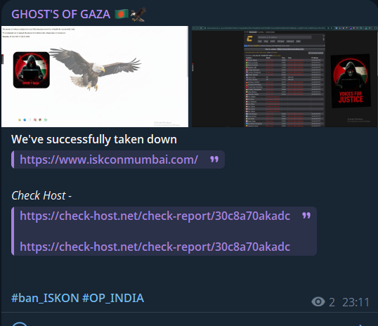 加沙幽灵袭击ISKCON孟买网站-xLab 威胁情报