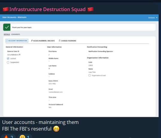 基础设施破坏小组声称目标是联邦调查局-xLab 威胁情报