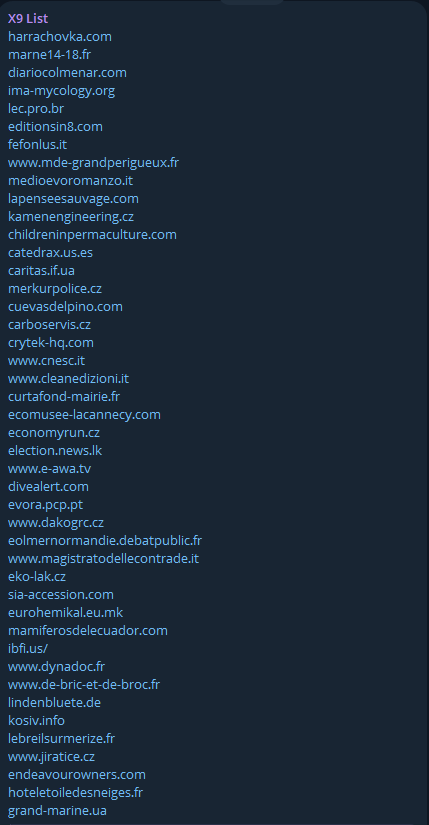 Alleged leak of webshell access to Ezio Franceschini Foundation-xLab 威胁情报