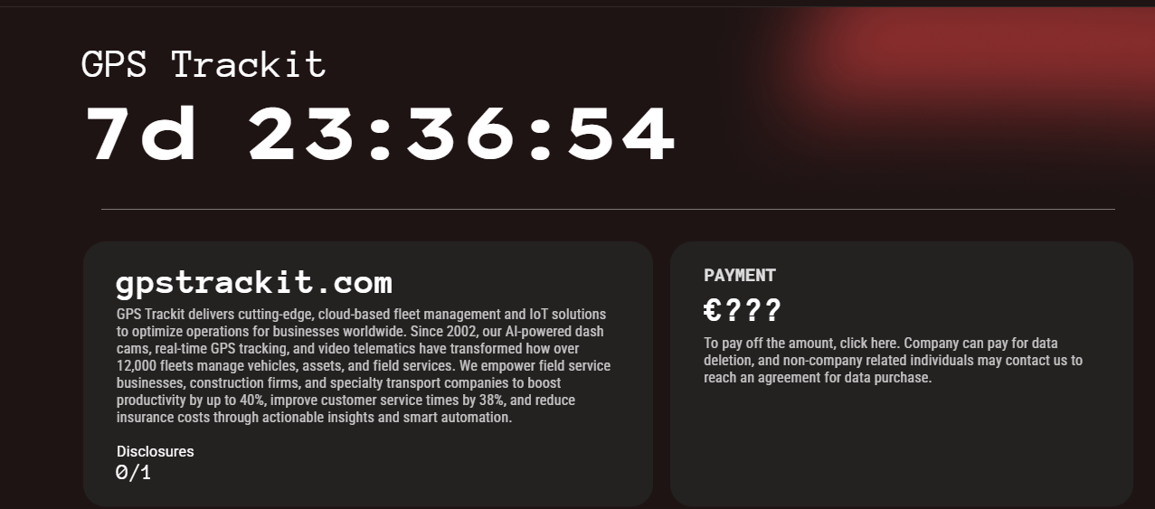 GPS Trackit成为Kill Security勒索软件的受害者-xLab 威胁情报