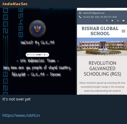 INDOHAXSEC瞄准RISHAB全球学校网站-xLab 威胁情报