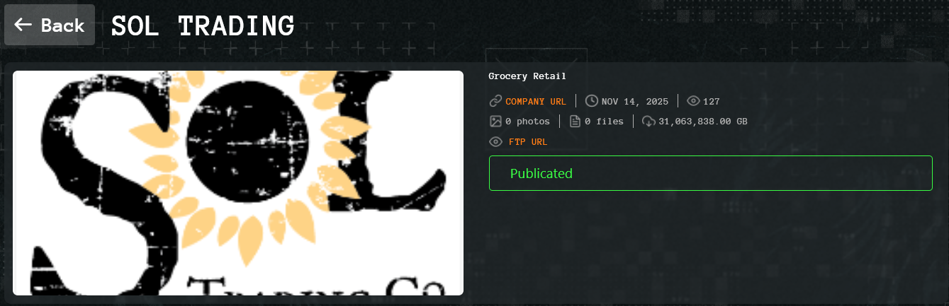 Sol Trading成为Qilin勒索软件的受害者-xLab 威胁情报