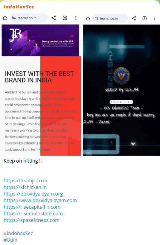 INDOHAXSEC针对PBKvidyalayam网站-xLab 威胁情报