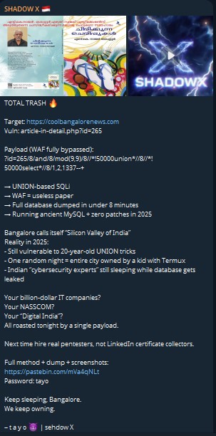 Cool Bangalore News涉嫌数据外泄-xLab 威胁情报