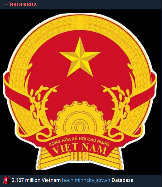 胡志明市人民委员会涉嫌数据外泄-xLab 威胁情报