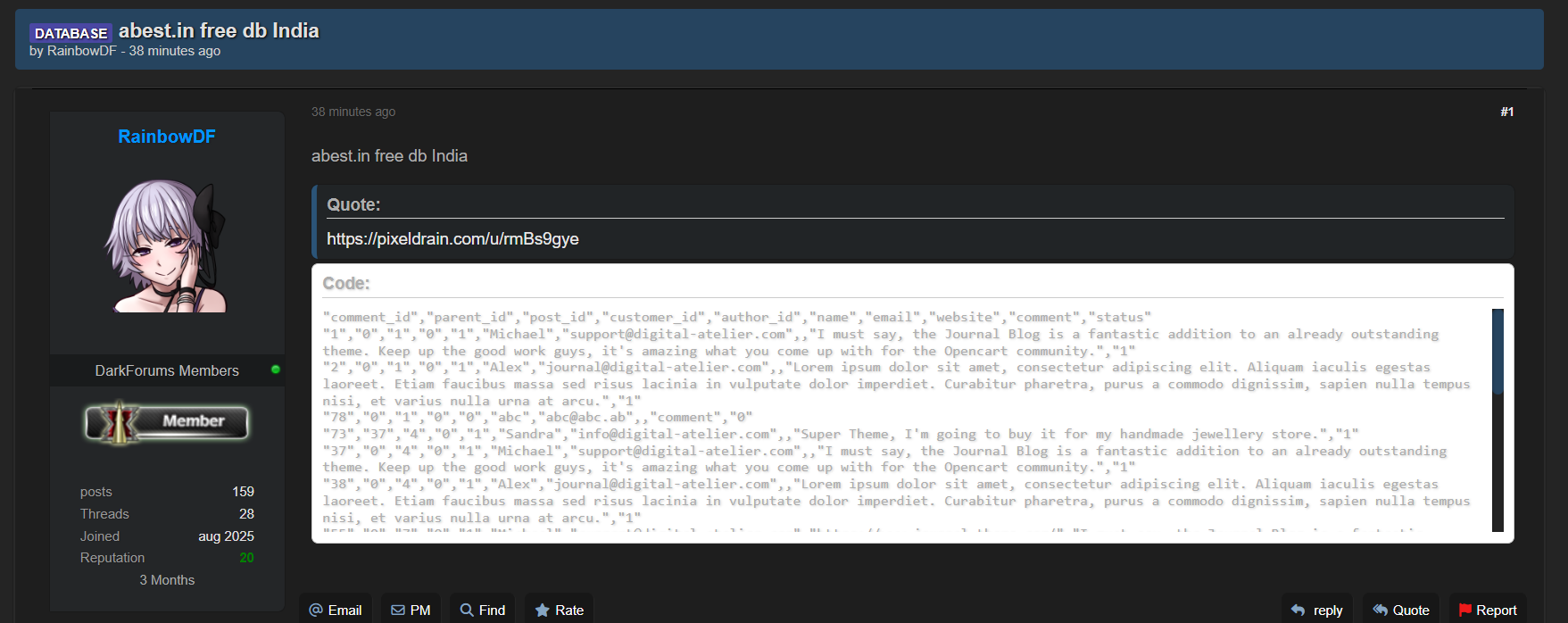 据称是ABEST Mobile Solutions Pvt.的数据外泄。有限公司-xLab 威胁情报