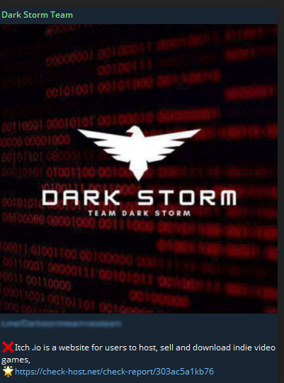 Dark Storm Team瞄准itch.io网站-xLab 威胁情报