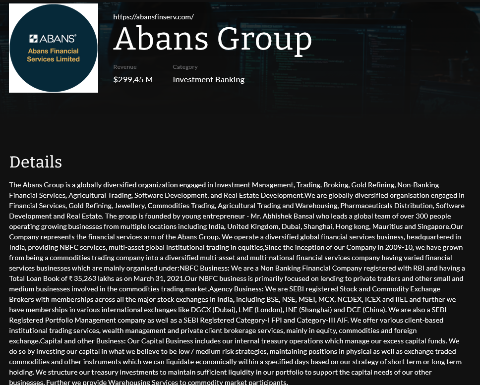 Abans Financial Services Limited falls victim to Black Nevas Ransomware-xLab 威胁情报