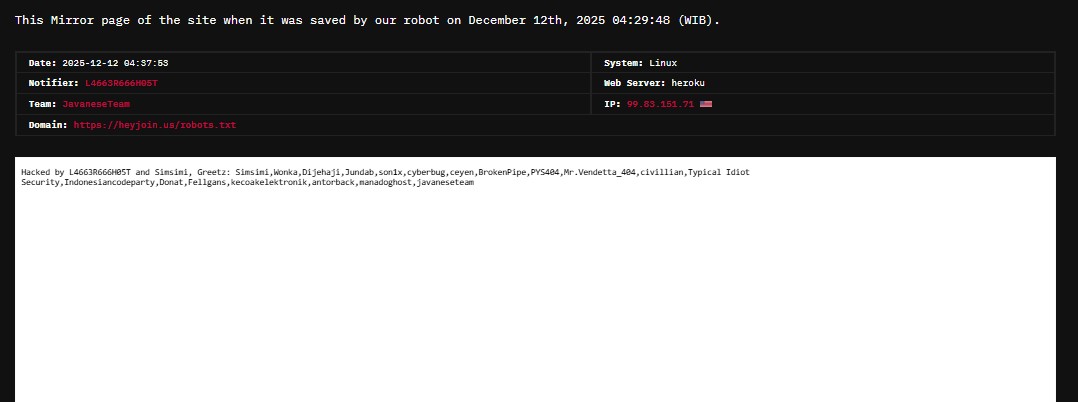 JavaneseTeam瞄准Heyjoin.us网站-xLab 威胁情报