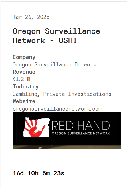 俄勒冈州监控网络成为Arkana Security勒索软件的受害者-xLab 威胁情报