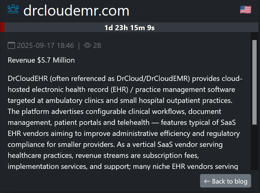 Dr Cloud EHR成为SAFEPAY勒索软件的受害者-xLab 威胁情报