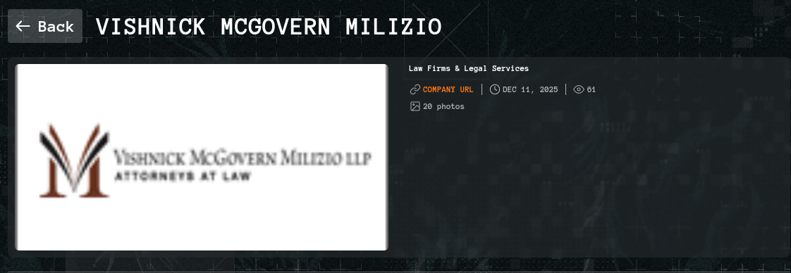 Vishnick McGovern Milizio LLP成为Qilin勒索软件的受害者-xLab 威胁情报