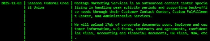 埃拉菲·Federal信贷Union成为akira勒索软件的受害者-xLab 威胁情报