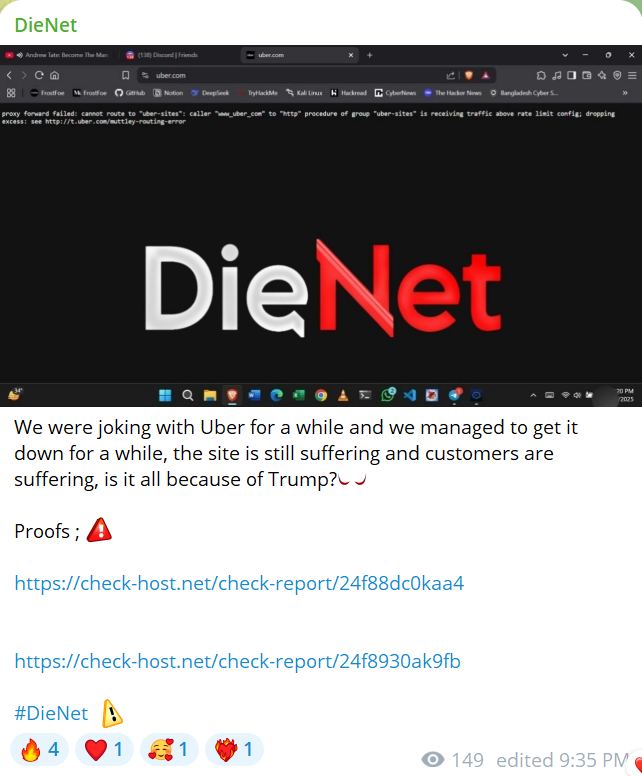 DieNet瞄准优步网站-xLab 威胁情报