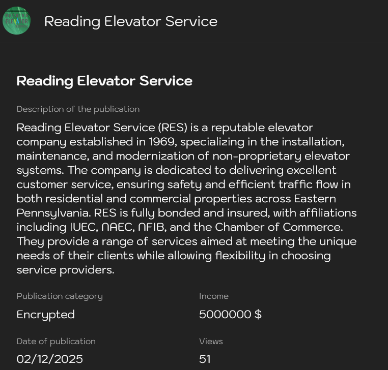 雷丁电梯服务成为Sinobi勒索软件的受害者-xLab 威胁情报