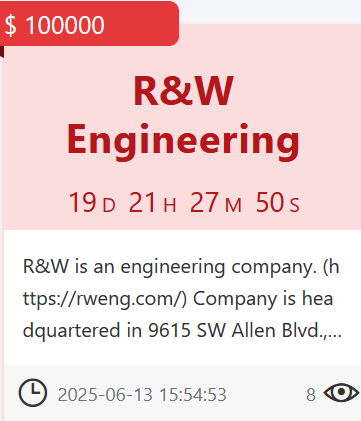 R&W Engineering，Inc成为MEDUSA勒索软件的受害者-xLab 威胁情报