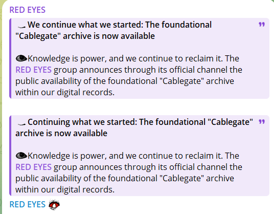 据称数据泄露美国外交电报-xLab 威胁情报